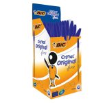 ΣΤΥΛΟ ΔΙΑΡΚΕΙΑΣ CRISTAL ORIGINAL FINE ΜΠΛΕ 0.8mm BIC