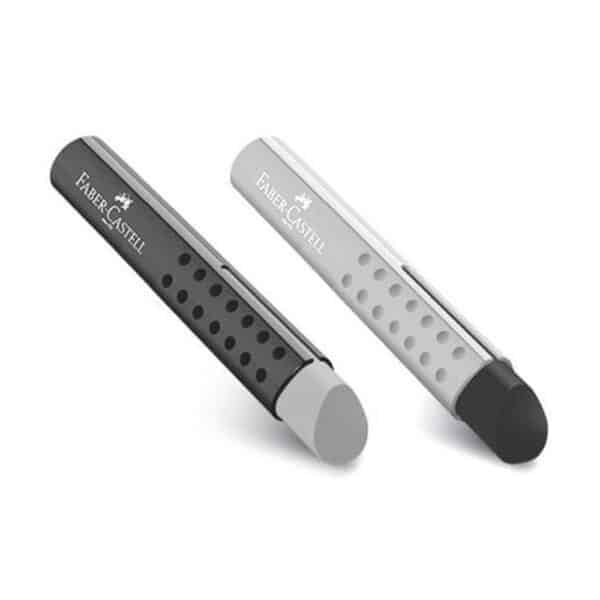 ΓΟΜΑ GRIP TRI ΑΣΠΡΟΜΑΥΡΗ FABER CASTELL