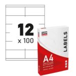 ΕΤΙΚΕΤΕΣ ΕΚΤΥΠΩΤΩΝ ΑΥΤΟΚΟΛΛΗΤΕΣ Α4 105mm×48mm TL1211 TYPOTRUST