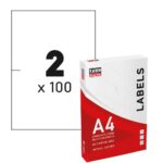 ΕΤΙΚΕΤΕΣ ΕΚΤΥΠΩΤΩΝ ΑΥΤΟΚΟΛΛΗΤΕΣ Α4 210mmx149.225mm TL0211 TYPOTRUST