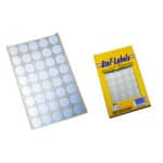 ΑΥΤΟΚΟΛΛΗΤΕΣ ΕΤΙΚΕΤΕΣ ΣΤΡΟΓΓΥΛΕΣ 19MM ΑΣΗΜΙ 40ΦΥΛΛΑ No 206 STEF-LABELS