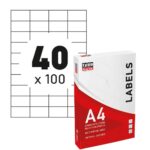 ΕΤΙΚΕΤΕΣ ΕΚΤΥΠΩΤΩΝ ΑΥΤΟΚΟΛΛΗΤΕΣ Α4 52.5mm×29.7mm TL4011 TYPOTRUST