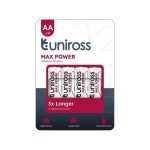 ΜΠΑΤΑΡΙΕΣ ΑΛΚΑΛΙΚΕΣ POWER PLUS ULTRA AA UNIROSS