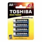 ΜΠΑΤΑΡΙΕΣ ΑΛΚΑΛΙΚΕΣ HIGH POWER AA TOSHIBA