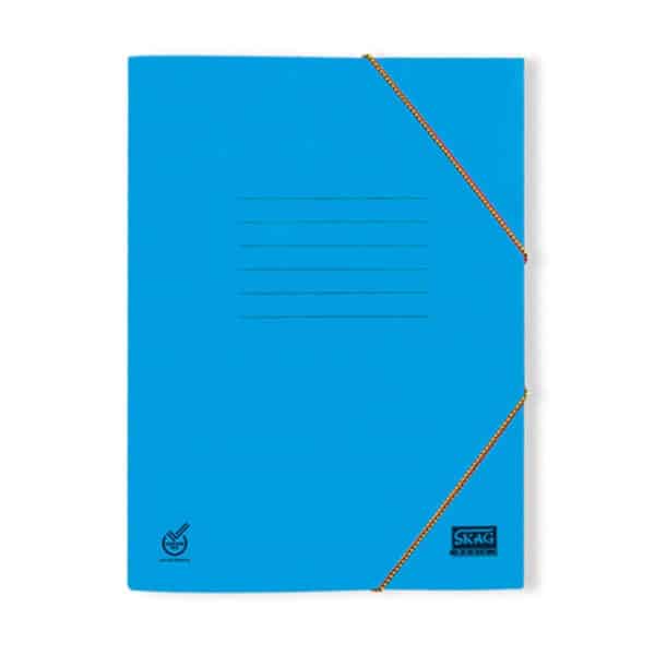 ΦΑΚΕΛΟΣ ΜΕ ΛΑΣΤΙΧΟ BASIC 25X35 ΜΠΛΕ SKAG