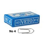 ΣΥΝΔΕΤΗΡΕΣ ΜΕΤΑΛΛΙΚΟΙ 50ΤΜΧ 33MM Νo4 VETO