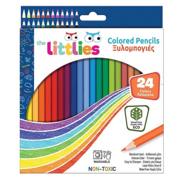 ΞΥΛΟΜΠΟΓΙΕΣ ECO WOOD FREE 24 ΧΡΩΜΑΤΑ THE LITTLIES