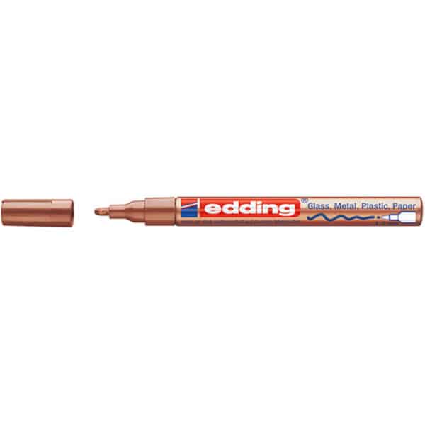 ΜΑΡΚΑΔΟΡΟΣ ΑΝΕΞΙΤΗΛΟΣ 1mm-2mm F ΜΠΡΟΝΖΕ 751 EDDING