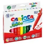 ΜΑΡΚΑΔΟΡΟΙ ΖΩΓΡΑΦΙΚΗΣ JUMBO SUPERWASHABLE 12 ΤΕΜ. CARIOCA