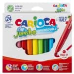 ΜΑΡΚΑΔΟΡΟΙ ΖΩΓΡΑΦΙΚΗΣ JUMBO SUPERWASHABLE 24 ΤΕΜ. CARIOCA