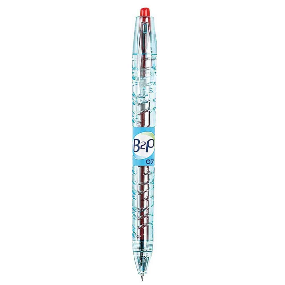6555041-bottle-pen-pilot-0.7-kokkino ΣΤΥΛΟ GEL FINE B2P ΑΠΟ ΑΝΑΚΥΚΛΩΜΕΝΟ ΠΛΑΣΤΙΚΟ 0.7mm ΚΟΚΚΙΝΟ PILOT