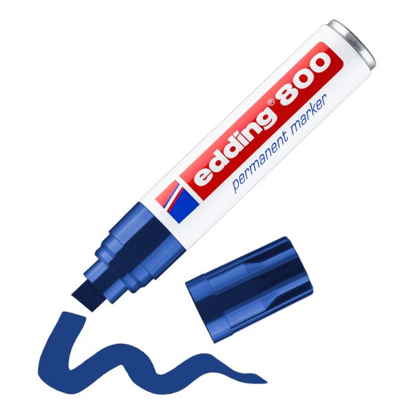 ΜΑΡΚΑΔΟΡΟΣ ΑΝΕΞΙΤΗΛΟΣ 4mm-12mm ΜΠΛΕ 800 EDDING