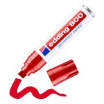 ΜΑΡΚΑΔΟΡΟΣ ΑΝΕΞΙΤΗΛΟΣ 4mm-12mm ΚΟΚΚΙΝΟ 800 EDDING