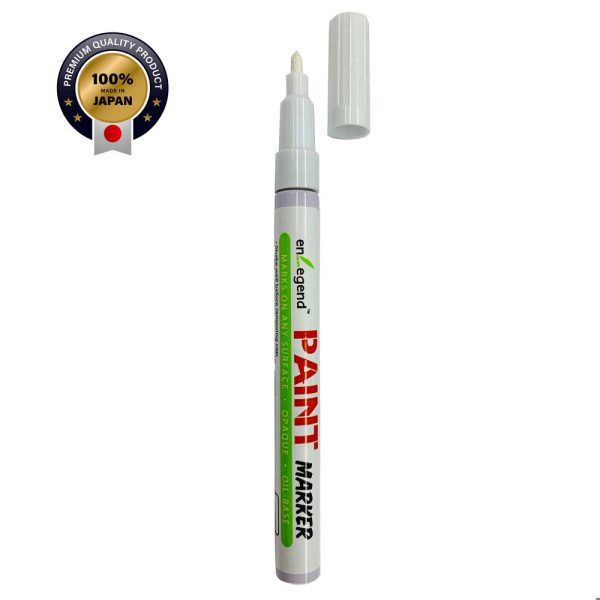 ΜΑΡΚΑΔΟΡΟΣ ΛΑΔΙΟΥ ΑΝΕΞΙΤΗΛΟΣ PAINT MARKER 1.5-2.00mm MADE IN JAPAN ΛΕΥΚΟ ENLEGEND