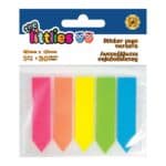 ΣΕΛΙΔΟΔΕΙΚΤΕΣ ΒΕΛΟΣ ΠΟΛΥΧΡΩΜΟΙ 5X12X48MM 5X20Φ THE LITTLIES