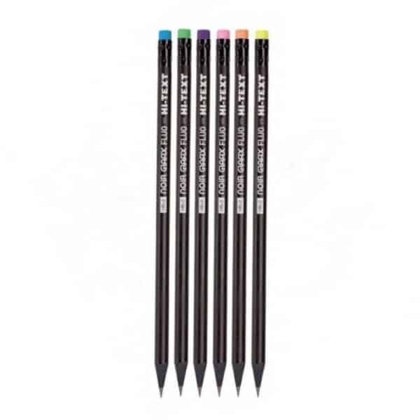 ΜΟΛΥΒΙ ΜΕ ΓΟΜΑ HB GRAFIX FLUO NOIR 075 HI-TEXT