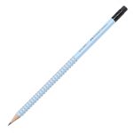 ΜΟΛΥΒΙ ΜΕ ΓΟΜΑ – ΕΡΓΟΝΟΜΙΚΟ ΜΟΛΥΒΙ ΜΕ ΑΝΤΙΟΛΙΣΘΗΤΙΚΗ ΛΑΒΗ GRIP 2001 HB SKYBLUE-ΣΙΕΛ FABER-CASTEL