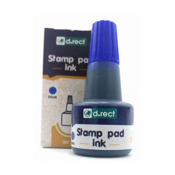 ΜΕΛΑΝΙ ΓΙΑ ΤΑΜΠΟΝ ΣΦΡΑΓΙΔΩΝ ΜΠΛΕ 30ML DRECT