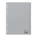 ΔΙΑΧΩΡΙΣΤΙΚΑ ΠΛΑΣΤΙΚΑ ΓΚΡΙ ΑΡΙΘΜΗΜΕΝΑ 1 ΕΩΣ 20 6522 DURABLE