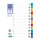 ΔΙΑΧΩΡΙΣΤΙΚΑ ΠΛΑΣΤΙΚΑ ΧΡΩΜΑΤΙΣΤΑ ΑΡΙΘΜΗΜΕΝΑ 1 ΕΩΣ 12 9402 DRECT