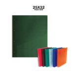 ΝΤΟΣΙΕ ΜΕ 4 ΚΡΙΚΟΥΣ ΚΑΙ ΡΑΧΗ 4cm ΗΜΙΔΙΑΦΑΝΕΣ 25cm x 32cm ΠΡΑΣΙΝΟ CAPA CASE