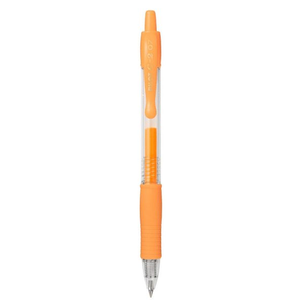 ΣΤΥΛΟ GEL INK ROLLERBALL ΜΕ ΜΑΛΑΚΗ ΛΑΒΗ G-2 0.7 NEON ΒΕΡΙΚΟΚΙ APRICOT ORANGE PILOT