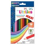 ΞΥΛΟΜΠΟΓΙΕΣ ΧΟΝΤΡΕΣ MAXI 12 ΧΡΩΜΑΤΑ ECO WOOD FREE THE LITTLIES