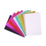 ΜΠΛΟΚ ΜΕ ΑΦΡΩΔΕΣ ΥΛΙΚΟ GLITTER 2mm ΔΙΑΦΟΡΑ ΧΡΩΜΑΤΑ 20X30 GROOVY