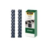 ΣΠΙΡΑΛ ΒΙΒΛΙΟΔΕΣΙΑΣ ΠΛΑΣΤΙΚΑ ΟΒΑΛ 51mm ΜΑΥΡΑ FELLOWES