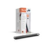 ΣΠΙΡΑΛ ΒΙΒΛΙΟΔΕΣΙΑΣ ΠΛΑΣΤΙΚΑ ΟΒΑΛ 32mm ΜΑΥΡΑ FELLOWES