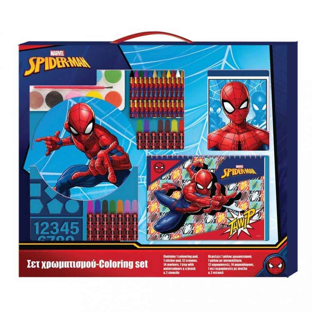 7817463-set-balitsa-neroxromata-kirompogies-markadoroi-spiderman ΣΕΤ ΒΑΛΙΤΣΑ ΖΩΓΡΑΦΙΚΗΣ ΧΡΩΜΑΤΙΣΜΟΥ SPIDERMAN ΔΙΑΚΑΚΗΣ