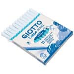 ΜΑΡΚΑΔΟΡΟΙ ΖΩΓΡΑΦΙΚΗΣ TURBO COLOR SUPERWASHABLE 12 ΤΕΜ. ΜΟΝΟΧΡΩΜΙΑ ΓΑΛΑΖΙΟ GIOTTO