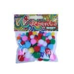 ΠΟΜ ΠΟΜ ΧΡΩΜΑΤΙΣΤΑ 80TΜΧ 10mm 15mm 20mm 25mm DESCRIBO