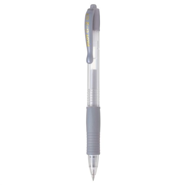 ΣΤΥΛΟ GEL INK ROLLERBALL ΜΕ ΜΑΛΑΚΗ ΛΑΒΗ G-2 0.7 ΑΣΗΜΙ METALLIC SILVER PILOT
