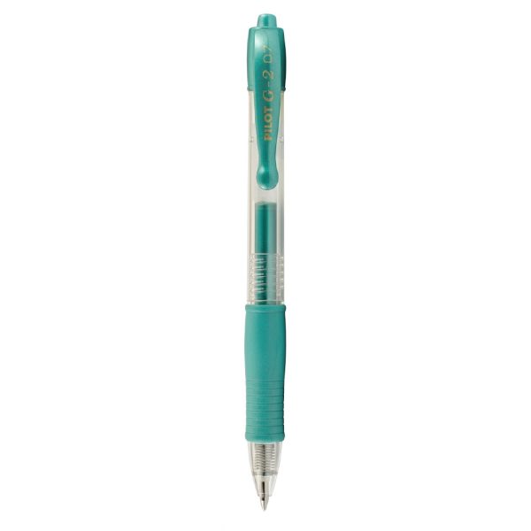 ΣΤΥΛΟ GEL INK ROLLERBALL ΜΕ ΜΑΛΑΚΗ ΛΑΒΗ G-2 0.7 ΠΡΑΣΙΝΟ METALLIC GREEN PILOT
