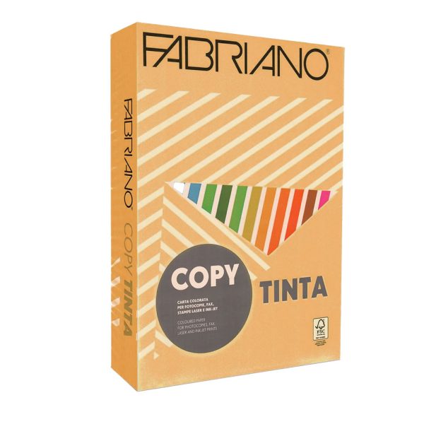 ΕΓΧΡΩΜΟ ΧΑΡΤΙ ΦΩΤΟΤΥΠΙΚΟΥ COPY TINTA A4 80GR APRICOT (ΣΟΜΟΝ) 500 ΦΥΛΛΑ FABRIANO