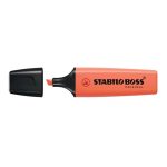 ΜΑΡΚΑΔΟΡΟΣ ΥΠΟΓΡΑΜΜΙΣΗΣ BOSS ΠΑΣΤΕΛ CORAL RED 70/140 STABILO