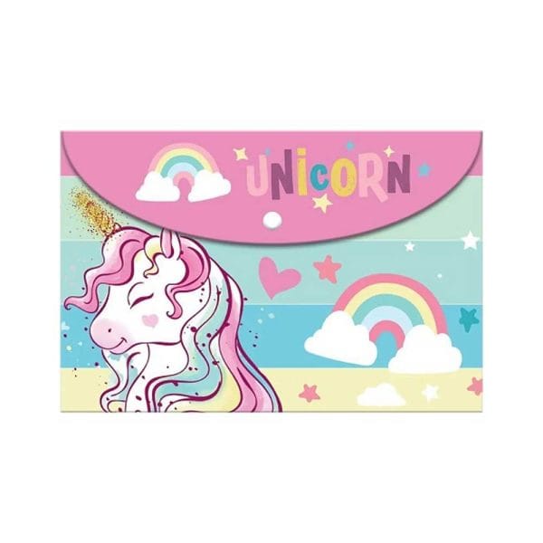 ΝΤΟΣΙΕ ΦΑΚΕΛΟΣ ΚΟΥΜΠΙ Α4 ΜΟΝΟΚΕΡΟΣ UNICORN SPADI