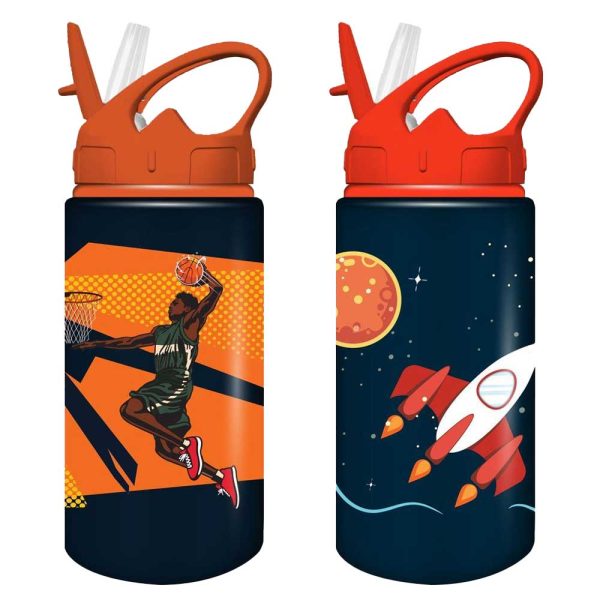 ΠΑΓΟΥΡΙ ΑΛΟΥΜΙΝΙΟΥ ΑΝΟΞΕΙΔΩΤΟ ΜΕ ΣΧΕΔΙΟ ΚΑΙ ΚΑΛΑΜΑΚΙ 500ml BPA-FREE ΑΓΟΡΙ MUST