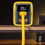 ΑΝΤΑΠΤΟΡΑΣ ΦΟΡΤΙΣΗΣ QC3.0 & POWER DELIVERY GaN USB-A USB-C 35W WP-U25 WHITE ΛΕΥΚΟΣ WEKOME