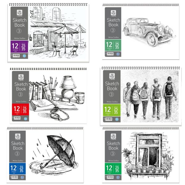 ΜΠΛΟΚ ΣΧΕΔΙΟΥ Νο3 ΜΕ ΣΧΕΔΙΟ B5 25x35 TYPOTRUST