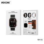 SMARTWATCH ΠΑΛΜΟΓΡΑΦΟΣ TITANIUM GOLD WH-02 WEKOME