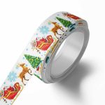 ΚΟΡΔΕΛΑ ΣΑΤΕΝ ΣΥΣΚΕΥΑΣΙΑΣ ΧΕΙΡΟΤΕΧΝΙΑΣ ΤΥΠΩΜΕΝΗ 4cm x 5m ΛΕΥΚΟ SANTA FABI