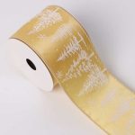 ΚΟΡΔΕΛΑ ΣΑΤΕΝ ΣΥΣΚΕΥΑΣΙΑΣ ΧΕΙΡΟΤΕΧΝΙΑΣ ΤΥΠΩΜΕΝΗ 63mm x 5m ΧΡΥΣΟ ΕΛΑΤΟ SANTA FABI