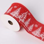 ΚΟΡΔΕΛΑ ΣΑΤΕΝ ΣΥΣΚΕΥΑΣΙΑΣ ΧΕΙΡΟΤΕΧΝΙΑΣ ΤΥΠΩΜΕΝΗ 63mm x 5m ΚΟΚΚΙΝΟ ΕΛΑΤΟ SANTA FABI