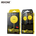 ΑΣΥΡΜΑΤΟΣ ΦΟΡΤΙΣΤΗΣ ΜΑΓΝΗΤΙΚΟΣ 15W WP-U166 ΚΙΤΡΙΝΟ WEKOME