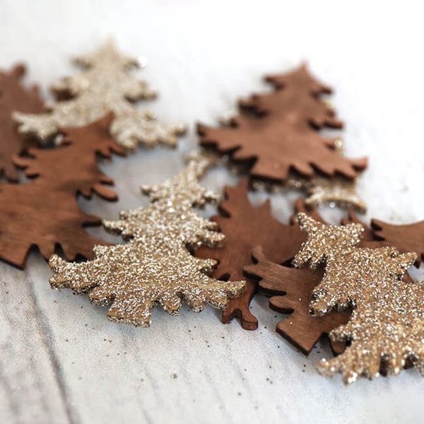 ΞΥΛΙΝΟ ΧΡΙΣΤΟΥΓΕΝΝΙΑΤΙΚΟ ΔΕΝΤΡΟ ΧΕΙΡΟΤΕΝΙΑΣ ΜΕ GLITTER ΣΥΚΕΥΑΣΙΑ 9ΤΜΧ GLOREX