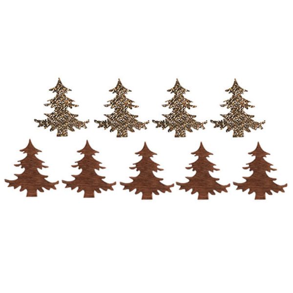 ΞΥΛΙΝΟ ΧΡΙΣΤΟΥΓΕΝΝΙΑΤΙΚΟ ΔΕΝΤΡΟ ΧΕΙΡΟΤΕΝΙΑΣ ΜΕ GLITTER ΣΥΚΕΥΑΣΙΑ 9ΤΜΧ GLOREX