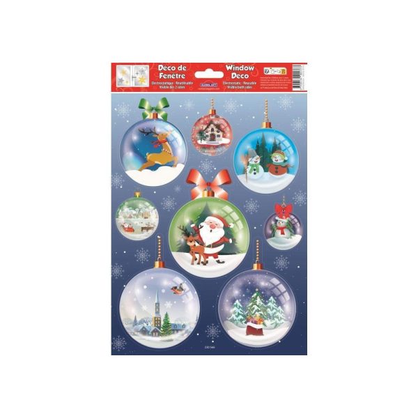 ΧΡΙΣΤΟΥΓΕΝΝΙΑΤΙΚΑ ΑΥΤΟΚΟΛΛΗΤΑ ΓΙΑ ΤΑ ΤΖΑΜΙΑ ΣΤΟΛΙΔΙΑ ΓΙΑ ΤΟ ΔΕΝΤΡΟ 230566 GLOBAL GIFT