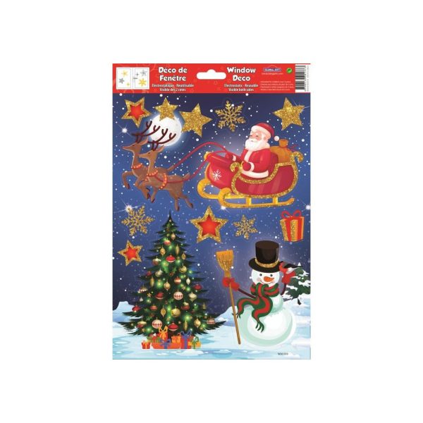 ΧΡΙΣΤΟΥΓΕΝΝΙΑΤΙΚΑ ΑΥΤΟΚΟΛΛΗΤΑ ΓΙΑ ΤΑ ΤΖΑΜΙΑ ΑΙ ΒΑΣΙΛΗΣ ΧΙΟΝΑΝΘΡΩΠΟΣ ΔΕΝΤΡΟ 230559 GLOBAL GIFT